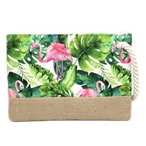 ✨Tropical Flamingo Wristlet ✨
